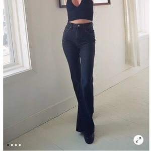 BDG super high rise flare jeans